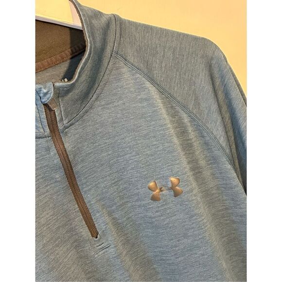 Under Armour deep teal 1/4 zip pullover - L - Picture 4 of 10